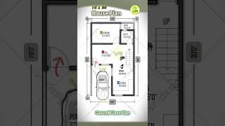 18× 30 house plan with porch nice 1bhk house design 18 by 30 houseplan homedesign housemap [upl. by Ecraep754]