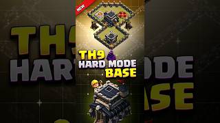 INSANE TH9 War BASE for HARD MODE⚒️clashofclans th9 cocbases th9base th9warbaselink coc [upl. by Rutledge239]