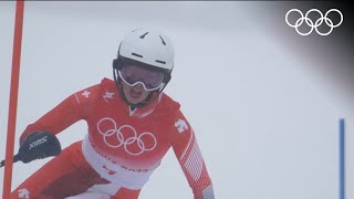 ⛷ Alpine Skiing Bejing 2022  Womens combined highlights [upl. by Morrissey]