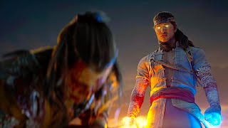 Shang Tsung Kills Fire God Liu Kang Scene 2023  Mortal Kombat 1 amp MK11 [upl. by Baillieu]