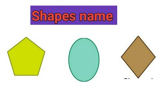 Shapes Name in English  Shapes Name for Kids  Shapes Name Shapesname [upl. by Rehpotsirhk]