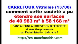 CARREFOUR Vitrolles 13 surfaces illicites [upl. by Arateehc]