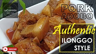 ADOBONG BABOY ILONGGO STYLE  AUTHENTIC ILONGGO PORK ADOBO TAOB KALDERO NITO EXTRA RICE PLEASE [upl. by Norramic290]