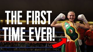 WE WITNESSED BOXING HISTORY  First EVER Female Welsh Title Fight [upl. by Miof Mela1]