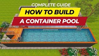 HOW TO BUILD A SHIPPING CONTAINER POOL  A COMPLETE GUIDE [upl. by Aligna]