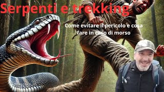 Serpenti e Trekking Come Evitare il Pericolo e Cosa Fare in Caso di Morso [upl. by Ardnasyl]