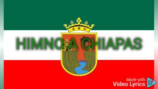 Himno de Chiapas HIMNO A CHIAPAS Subtítulos al español Anthonny Portillo [upl. by Tnarb]