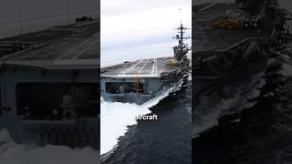 How Fighter Jets Land On Aircraft Carriers shorts [upl. by Cornish]