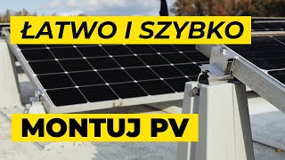 SZYBKI PROSTY i UNIWERSALNY system balastowy do montażu PV [upl. by Decca]