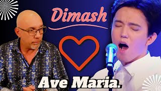 Dimash  Ave Maria Reaction [upl. by Ediva673]