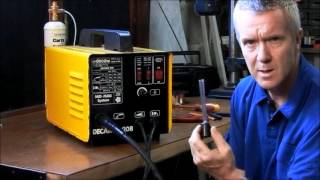 Mig welding part two setting the voltage and the gas flow rate [upl. by Eilsek]