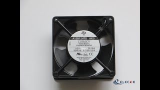 A12B12HTS W00 115V 5060HZ 2018W 02100180A Fan with socket connection [upl. by Kincaid301]