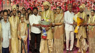 Malla Reddy Grand Daughter Shreya Reddy Marriage  Cm Revanth Reddy  Ktr  Harish Rao [upl. by Alemac]