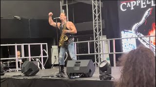 Tim Cappello live on stage performing ‘I still believe’ Comic Con 2022 [upl. by Eedyah]