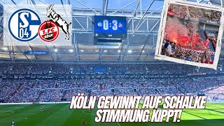 KÖLN GEWINNT AUSWÄRTS STIMMUNG KIPPT Schalke 04 vs 1 FC Köln  FANPRIMUS STADIONVLOG [upl. by Johny]