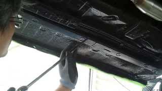 Undercarriage coating  Undercarriage Soundproof  수성 언더코팅 [upl. by Jopa344]