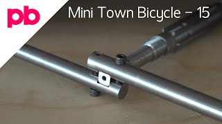 Make Reamer Handle  Mini Town Bicycle 15 [upl. by Alieka59]