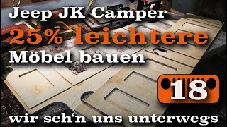 Leichte Möbel für den Microcamper bauen  AusbauVlog 18  wirsehnunsunterwegs [upl. by Fishman]