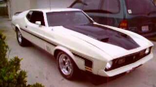 1971 Mach 1 429 CJ Cobra Jet Tribute Burn Out [upl. by Zawde]