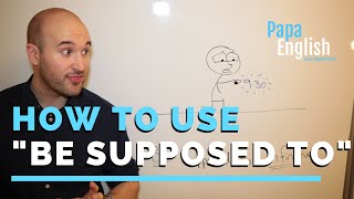 How to use quotBe supposed toquot  English grammar [upl. by Farmelo]