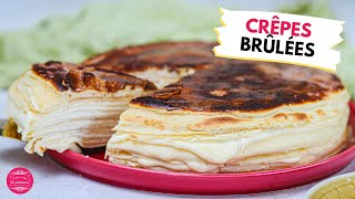 Gâteau de crêpes façon crème brûlée à la vanille [upl. by Egidius]