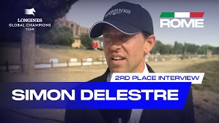 2nd Place Interview  Simon Delestre  LGCT Rome 2024 [upl. by Initsed]