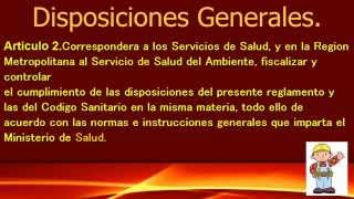 Disposiciones Generales Decreto Supremo 594 [upl. by Jocelyn543]