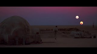 Star Wars Binary Sunset with screaming suns [upl. by Airlee]