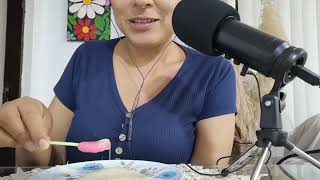 ASMR lamiendo Picoline 🍭 con leche condensada [upl. by Enwahs]