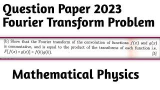 Convolution Theorem of Fourier Transform  Proof and Numericals based on it [upl. by Nrev]