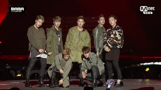 iKON  지못미APOLOGY  이리오너라ANTHEM  리듬 타RHYTHM TA in 2015 MAMA [upl. by Chaffee]