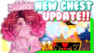 NEW CHEST CUTSCENE UPDATE inside of Royale High Roblox 😱 Roblox Royale High New Update 2022 [upl. by Gautier773]