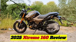 Hero xtreme 160 🥰 2025 model review  AV Biker Banda [upl. by Bruni206]