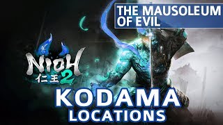 Nioh 2  The Mausoleum of Evil All Kodama Locations [upl. by Dylana]