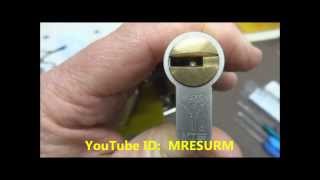 168 How to Bypass Euro Thumb turn Cylinders Protect Yourself [upl. by Mirak]