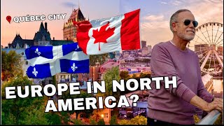 Visit Europe WITHOUT LEAVING North America  Québec City Tour [upl. by Asseralc]