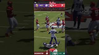 FAILED AUDIBLE LEADS TO DRUE TRANQUILL TACKLE 🏈 dreddeus madden23 minnesotavikings shorts [upl. by Dar]