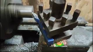 Brazed Carbide Tipped Tool Turning on Metal Lathe [upl. by Docilu]