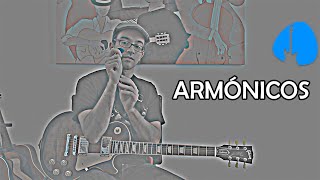 Armónicos en guitarra naturales y artificiales M1C10 [upl. by Eninnej]