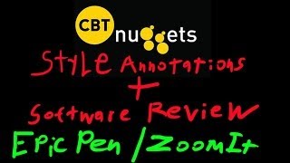 CBT Nuggets Style On Screen Drawing Annotations for free Software Review Epic Pen amp ZoomIt [upl. by Dowski]