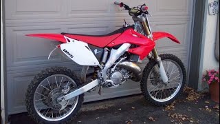 2005 honda cr 125 top speed [upl. by Anderegg7]