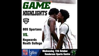 GGS Spartans Vs Haywards Heath College CBL Highlights [upl. by Neel917]