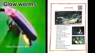 GLOW WORMS POEM BYHEART IN EASY WAY glowworms glowworm 2ndstandard 2nd youtube youtubevedios [upl. by Notlrac]