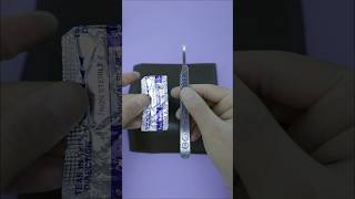 DIY Scalpel Handle Tutorial lifehack vet medicine surgery funfacts scalpel blades diy [upl. by Ennaillij]