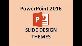 PowerPoint 2016  Theme Design  How to Apply amp Insert Template Themes in MS PPT Presentation Slides [upl. by Morly269]