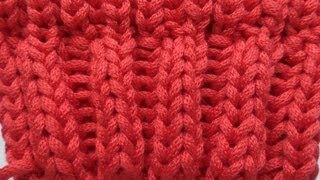 Stricken mit eliZZZa  Patentrippe 22  Patentmuster  Strickmuster [upl. by Essirahs]