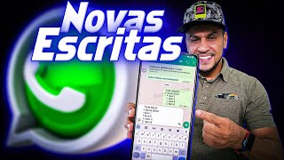 Whatsapp Ganha NOVA Formatação de Texto  2024 [upl. by Enaelem]