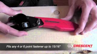 Crescent® Ratcheting Adjustable Wrench ATR28 [upl. by Adnohs]