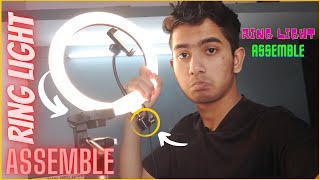 How To Assemble Ring Light 🤔🤔  Ring Light Assemble कैसे करें 🤔🤔 [upl. by Adnilahs]