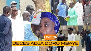 DECES DE ADJA DORO MBAYE LES LARMES DE MBAYE GUEYE FAYE RÉACTION DE YOUSSOU ET BOUBA NDOUR [upl. by Royd]